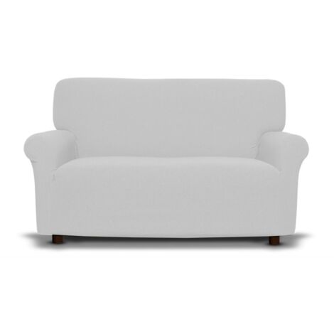 COPRIDIVANO NEW YORK BIANCO made in Italy Elasticizzato Divano 3/4 posti cm. 160-230