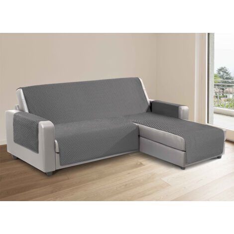 Copridivano Per Divani Con Penisola Lato Sinistro Modello Sphere Antracite, misura240 cmcoloreAntracite