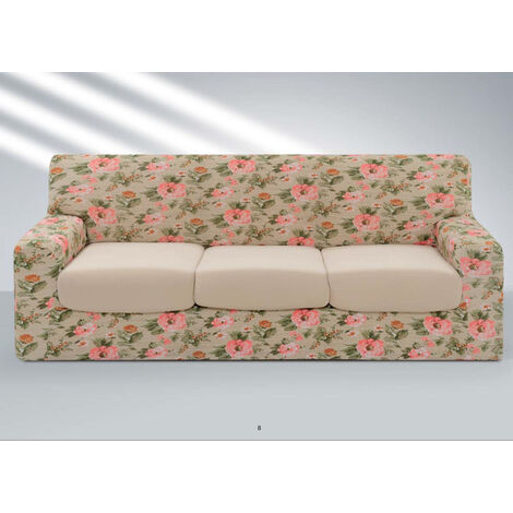 Copridivano Sofa Cover In Fantasia Disegno AB, misura2 PosticoloreAB 2000 Blu