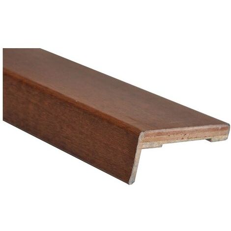 COPRIFILO CON ALETTA CM. 7X1X225 NOCE SCURO