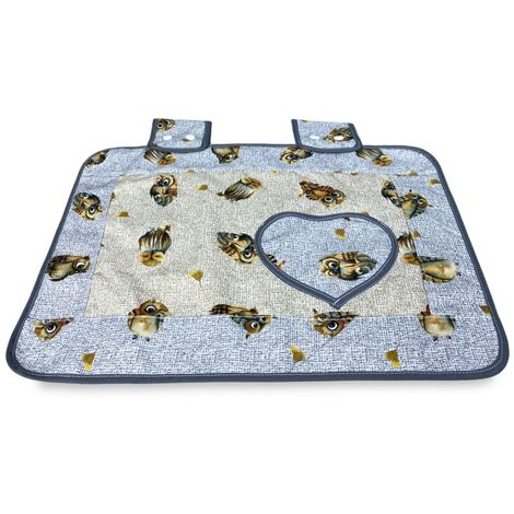 COPRIFORNO copri forno GUFI gufetti BEIGE