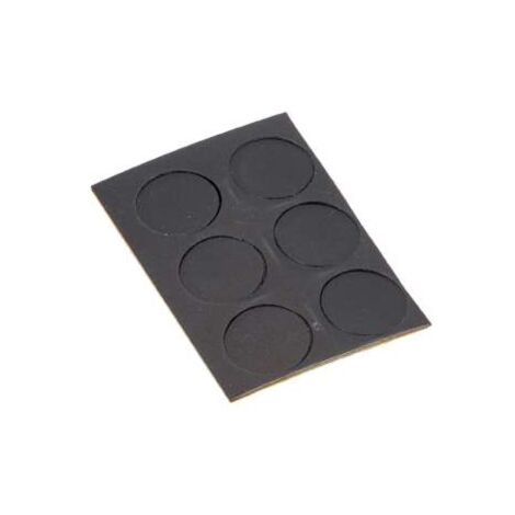 Copriforo Adesivo Nero