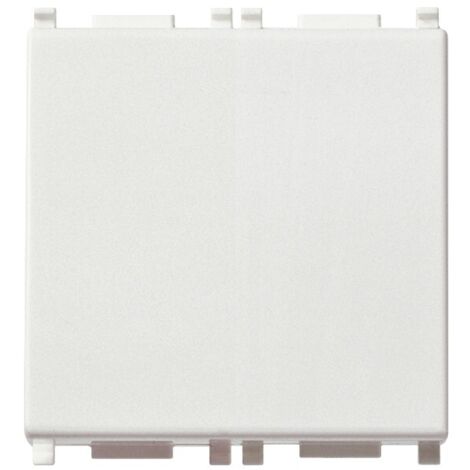 Copriforo doppio bianco Vimar Plana 14042 2 moduli