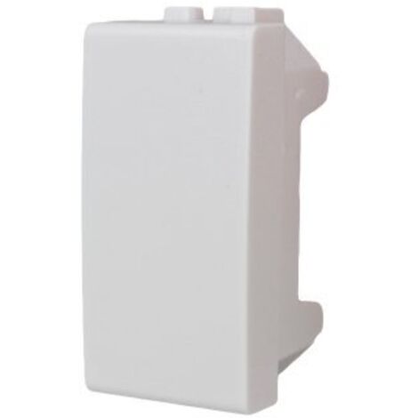 Copriforo Falso Polo 1M Bianco 2 Pezzi Compatibile Bticino Living SD40000B