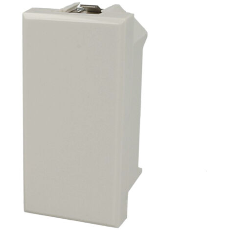 Copriforo Falso Polo Tappo 1M 1 Pezzi Bianco Compatibile Bticino Axolute SD20000B
