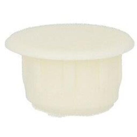 Copriforo in plastica bianca diam 8 mm 20 pz