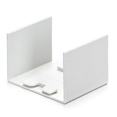 Coprigiunto per Canalina 60x40mm bianca 2pz Aigostar