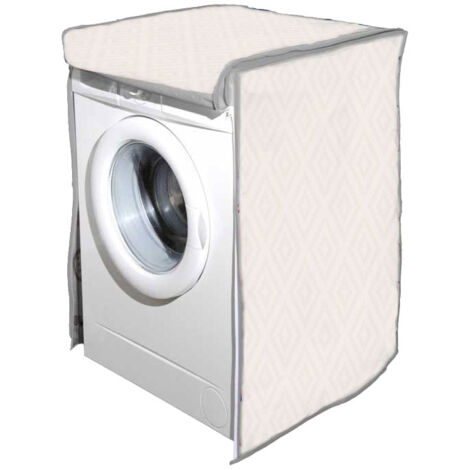 COPRILAVATRICE IN TESSUTO 60X60X80CM IN COLORE BIANCO