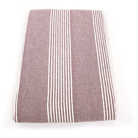 Copriletto Copritutto In Cotone Disegno Ginevra Colore Bordeaux, misuraSingolocoloreBordeaux