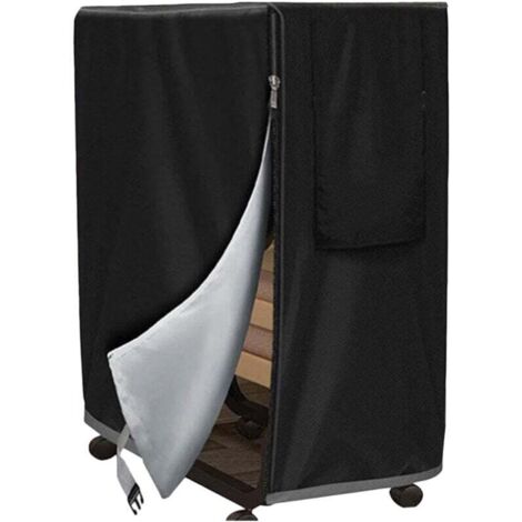 Copriletto da viaggio pieghevole impermeabile, copriletto antipolvere, copriletto pieghevole, protezione per letto da esterno, per uso interno ed esterno (84x33x107)