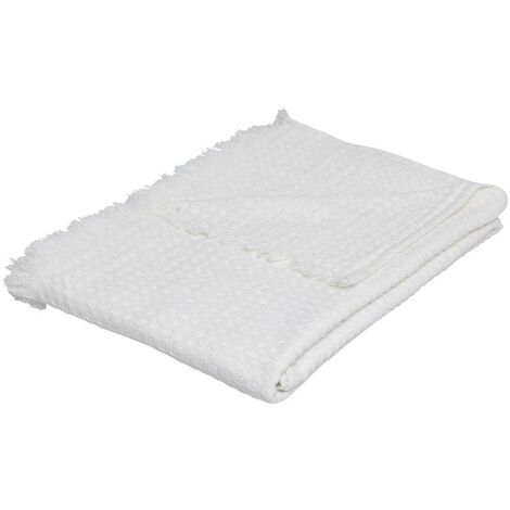 Copriletto in cotone widdy 130x180cm bianco - Atmosphera créateur d'intérieur