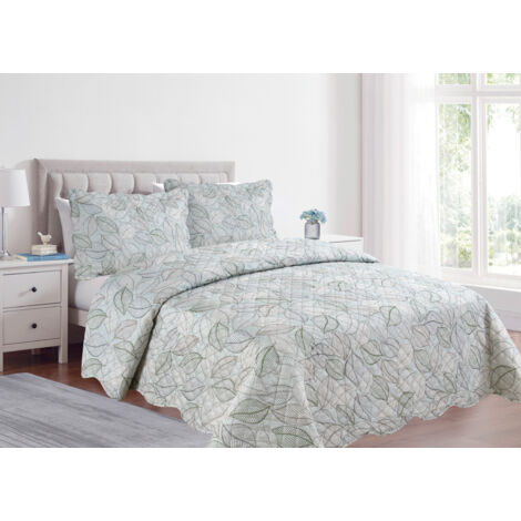 Copriletto Estivo Trapuntato - Microfibra, Motivo Gatti, 100 Gr/mq, Singolo - Foto 6