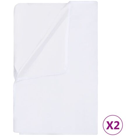 60x120 cm Bianco Hippychick HCFBP0C Proteggimaterasso in Cotone con Angoli 