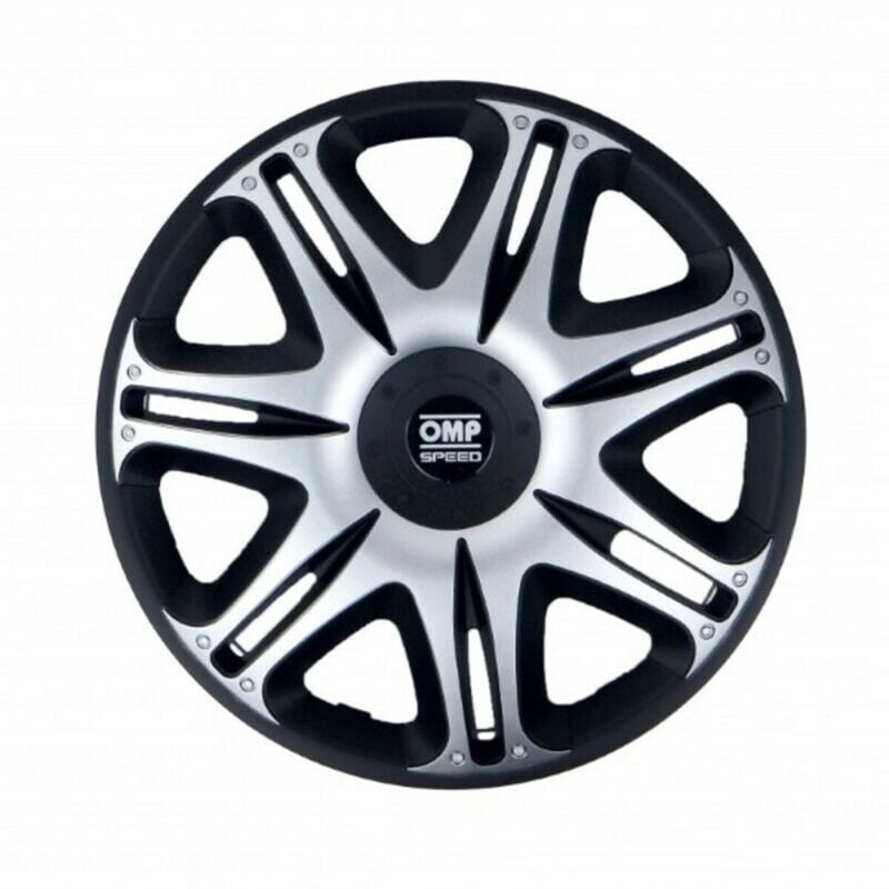Copri Cerchioni OMP Ghost Speed Argentato Nero 15