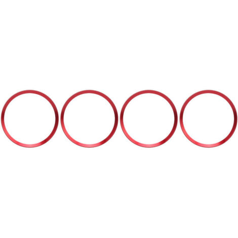 Coprimozzo centrale ruota auto, rivestimento decorativo rosso di ricambio per Honda Civic decima generazione 2016-2019, 4 pezzi