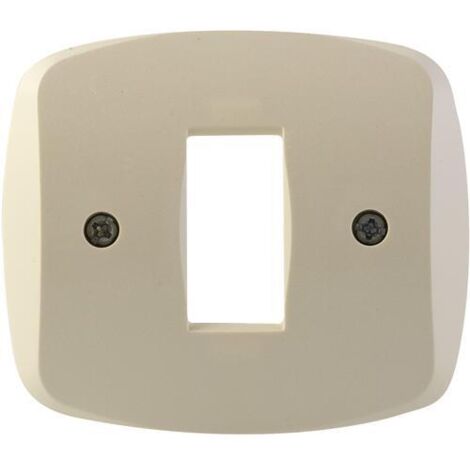 COPRINTERRUTTORE AUTOPORTANTE """BASIC""" ABS AVORIO 2T MAURER