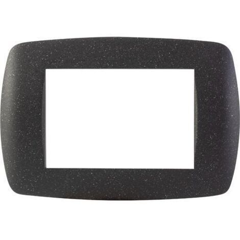 COPRINTERRUTTORE LIVING MODERN NERO 3 POSTI MAURER
