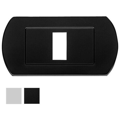 Coprinterruttore Minny Nylon 1 Posto Nero