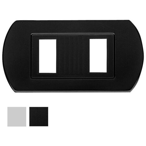 Coprinterruttore Minny Nylon 2 Posti Nero