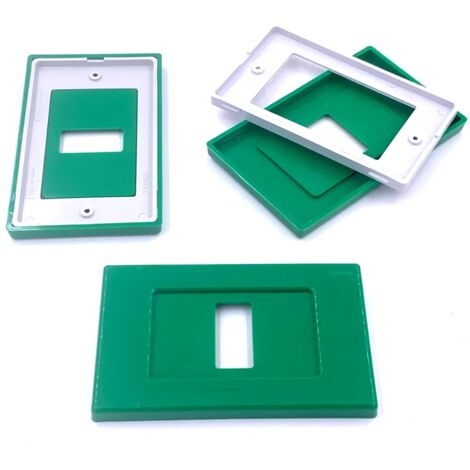 COPRINTERRUTTORE OLIVARI TAMIGI 1 FORO VERDE