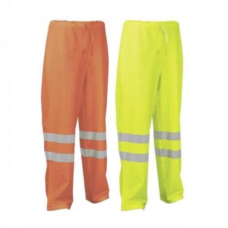 Copripantaloni ad alta visibilità Cofra Micene - XXXL - Giallo