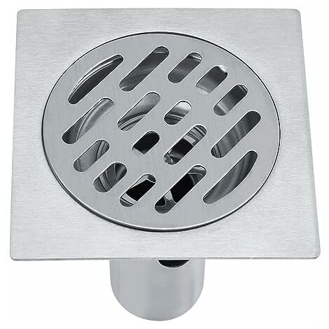 Copripiletta quadrata in acciaio inox spessorato con filtro asportabile e copri piletta per cucina e bagno