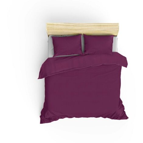 Copripiumino, copripiumino, biancheria da letto Set 100% Cotone Viola