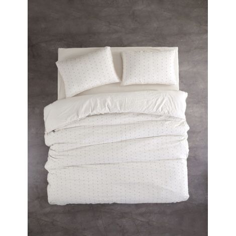 Copripiumino, copripiumino, biancheria da letto Set Cream Nero
