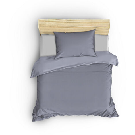 Copripiumino, copripiumino, biancheria da letto Set Grigio