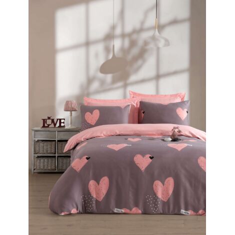 Copripiumino, copripiumino, biancheria da letto Set Rosa