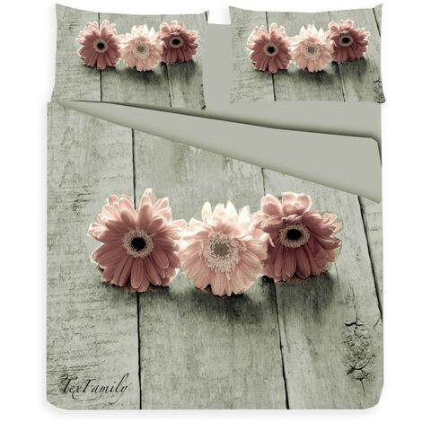 COPRIPIUMINO IMA.TEX FOTOGRAFICO GERBERA ROSA Cm. 155X200
