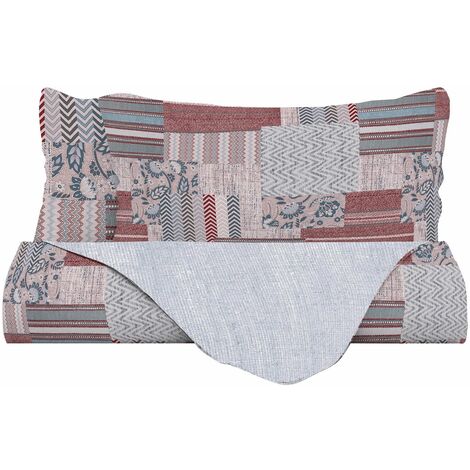 Copripiumino Singolo con Federe Stampato Athena Lucy Rosso