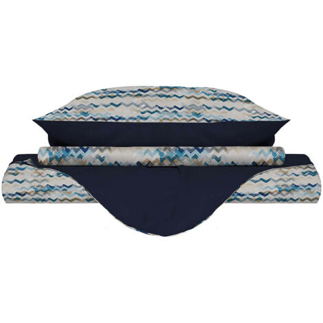 Copripiumino Singolo con Federe Stampato Modern Sky