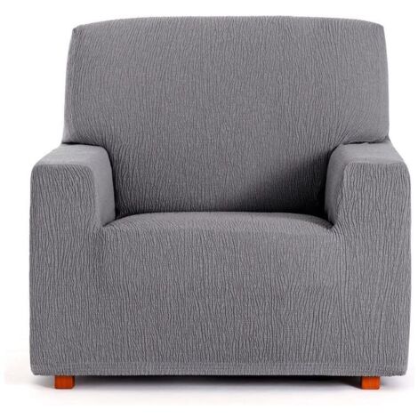 Copripoltrona elastico grigio 80/110 cm Troya