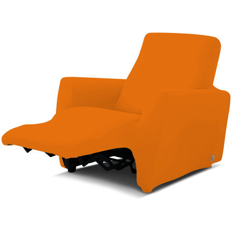 Copripoltrona Reclinabile Antimacchia Elasticizzata Genius Relax Lounge Tinta Unita, misuraPoltronacolorePanna 1004