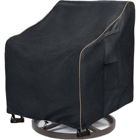 Copripoltrone girevoli impermeabili e resistenti, copripoltrone a dondolo per mobili da esterno (84 x 89 x 98 cm)