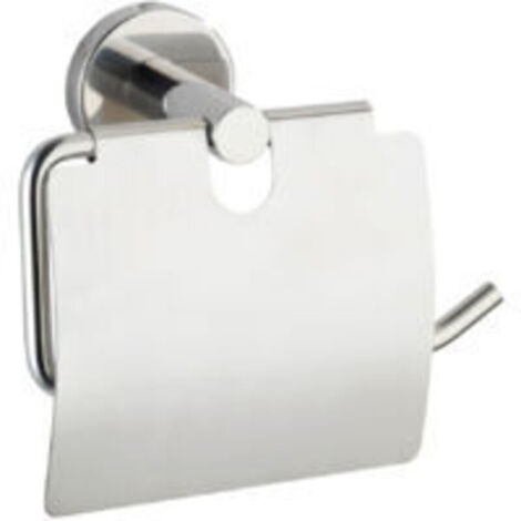 Copriporta per carta igienica cromato da parete 13,5x13,6