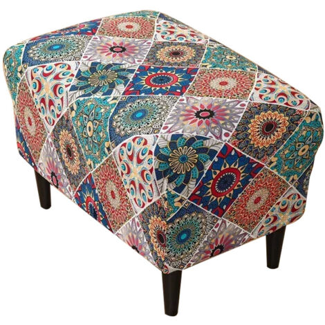 Copripouf/copripoggiapiedi MOTIVO MANDALA