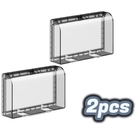 Copriprese impermeabili, copriprese per bagno, copriprese resistenti alle intemperie, copriprese, prese di corrente (confezione da 2)