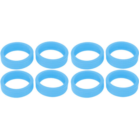 Copriruote in silicone per valigie, antirumore, blu
