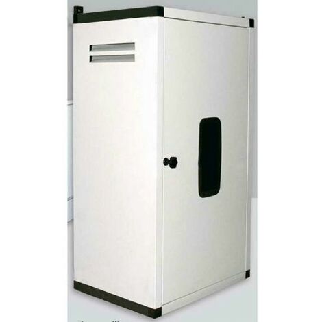 COPRISCALDINO COPRICALDAIA UNIVERSALE ZINCATO ESTERNO BIANCO CM 38x34x67 (15486)