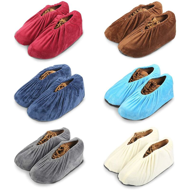 Copriscarpe antiscivolo lavabili 6 paia di