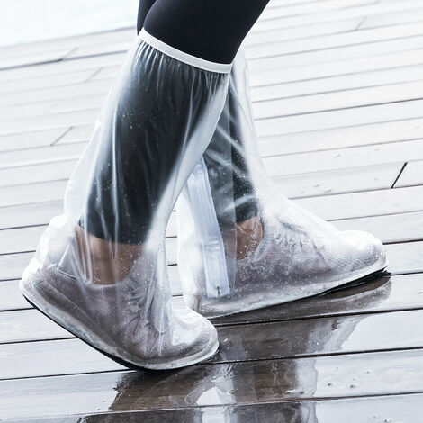 Copriscarpe Nuove scarpe da pioggia Stivali Coprescarpe Sovrascarpe Galosce  Viaggio per uomo Donne Bambini XL