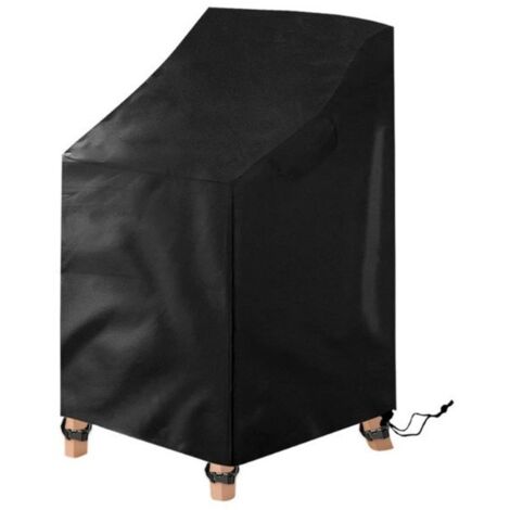 Coprisedia da giardino 2 pezzi, coprisedia Oxford impermeabile, antivento, anti-UV, per sedie da giardino e da balcone - 72x92x120 cm