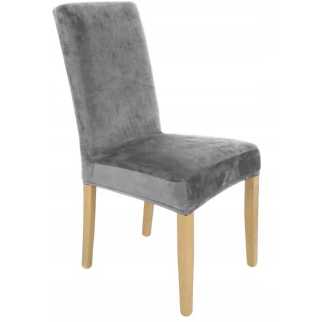 COPRISEDIA IN VELLUTO ELASTICO GRIGIO [21WA]