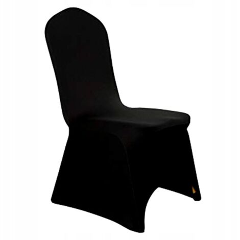 COPRISEDIA PER BANCHETTI DI MATRIMONIO NERO ELASTICO [21BC]