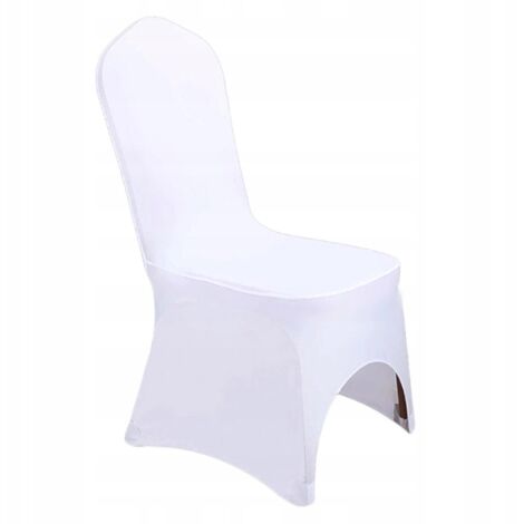 COPRISEDIA PER BANCHETTO DI MATRIMONIO ELASTICO BIANCO [21BA]