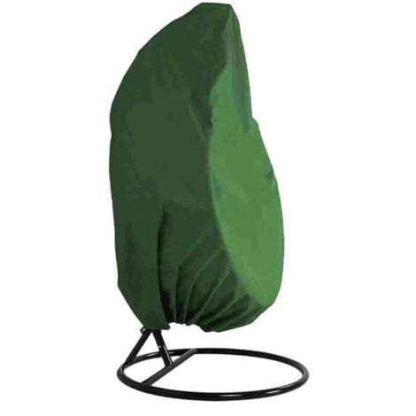 Coprisedia sospesa, Coprisedia sospesa, Coprisedia sospesa, Coprisedia sospesa, Antivento, Resistente ai raggi UV, Tessuto Oxford resistente 190x115 cm (Verde)