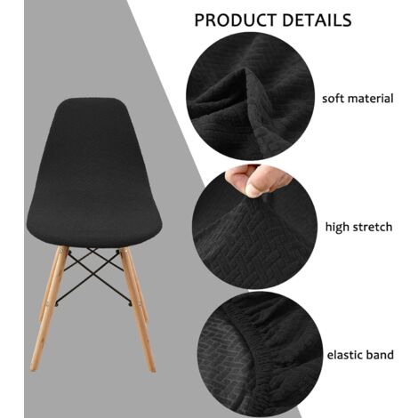 Coprisedie impermeabili, coprisedie jacquard per sala da pranzo, set da 2 pezzi, coprisedie in stile moderno di metà secolo, copridivani elasticizzati, adatti per cucine, uffici e soggiorni.