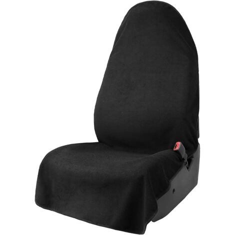 Coprisedile anteriore universale per auto, impermeabile e resistente, coprisedile antisudore, pratico coprisedile per garage e sportivi, nero